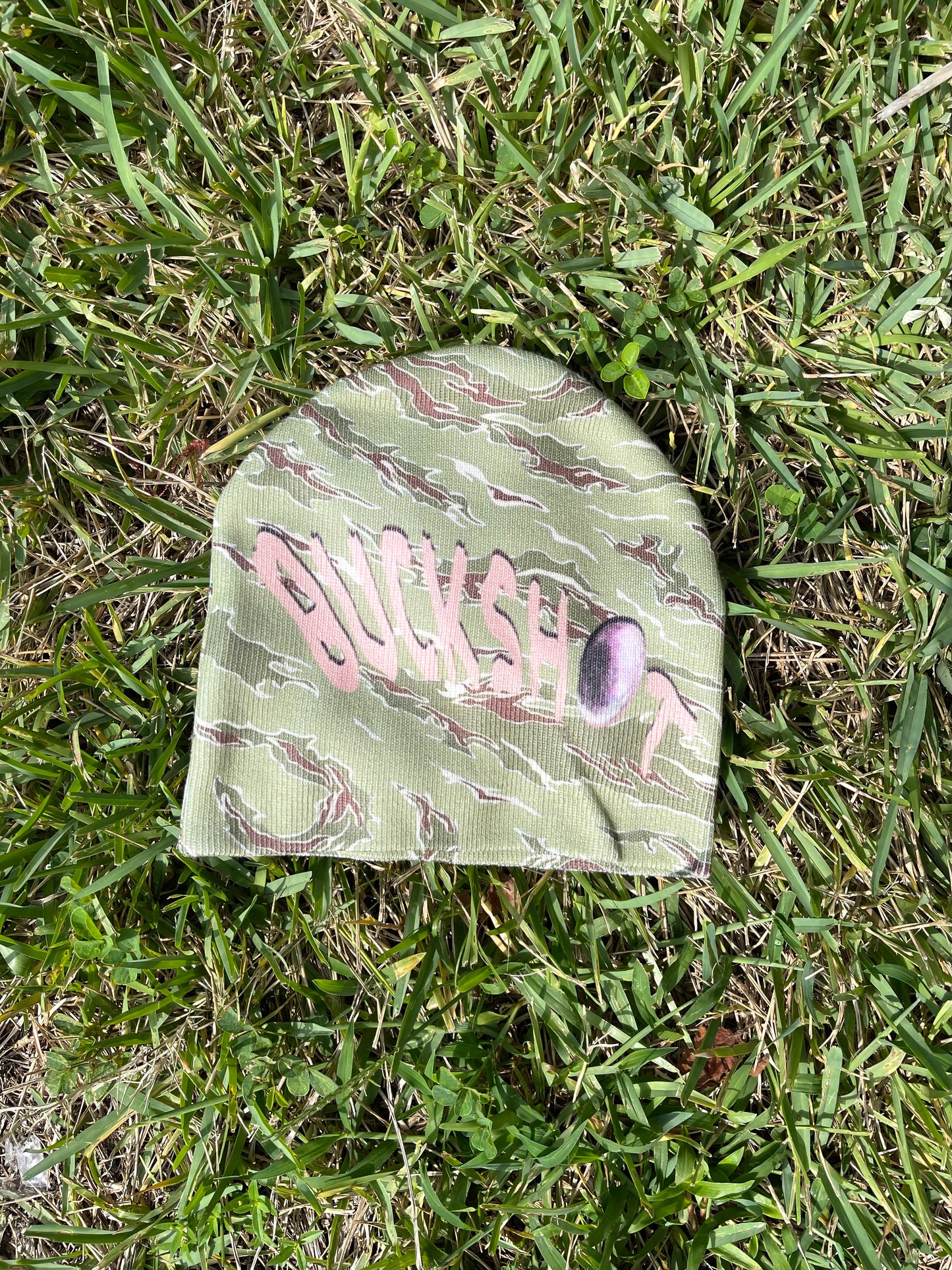Tiger camo beanie V1